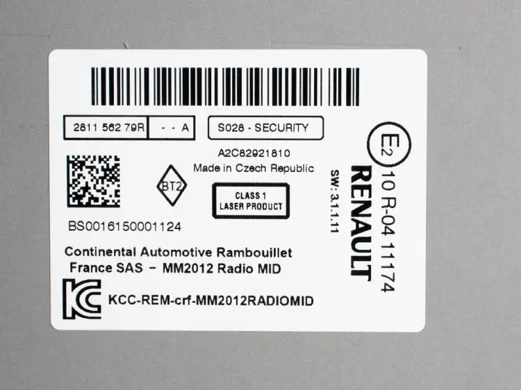 RADIO CD NOWE ORYGINALNE REN281156279R SAMSUNG SM7 5