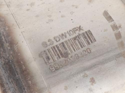 KATALIZATOR TŁUMIK KOŃCOWY PSA 4493 PSA A009 1